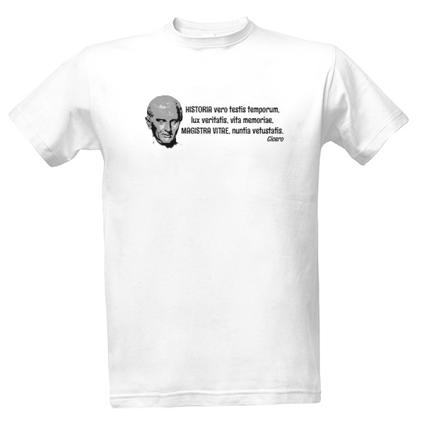 Tričko s potiskem Cicero - Historia