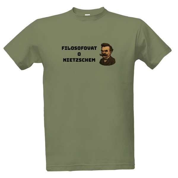 Tričko s potiskem Filosofování