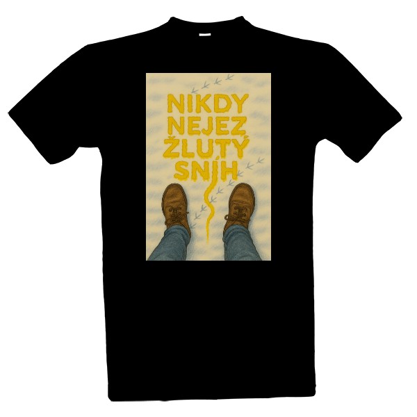 Tričko s potiskem Nejez sníh