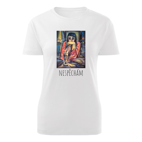 Tričko s potiskem Nespěchám