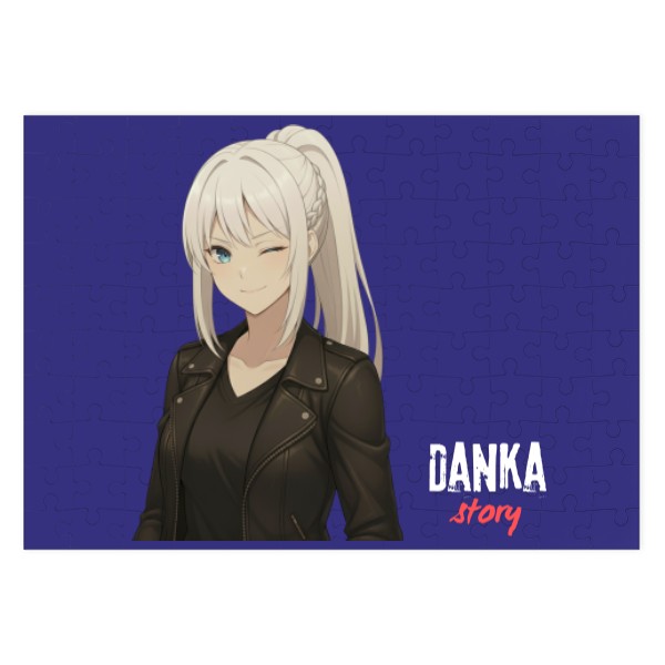 Puzzle velké s potiskem Poskládej se zpět jak Danka